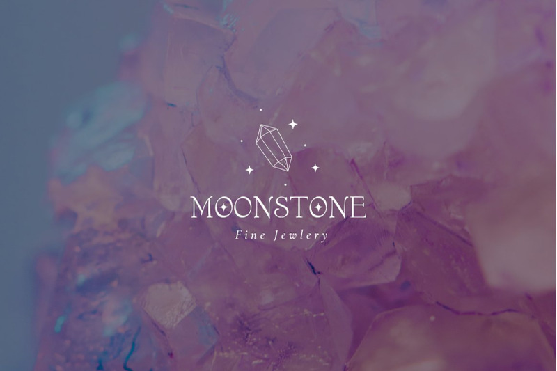moonstone-pre-made-brand-logo-design-bohemian-mystic-spiritual