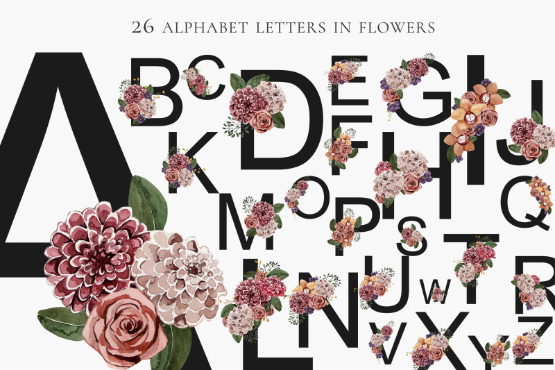 festive-alphabet-in-flowers-png-26-letters