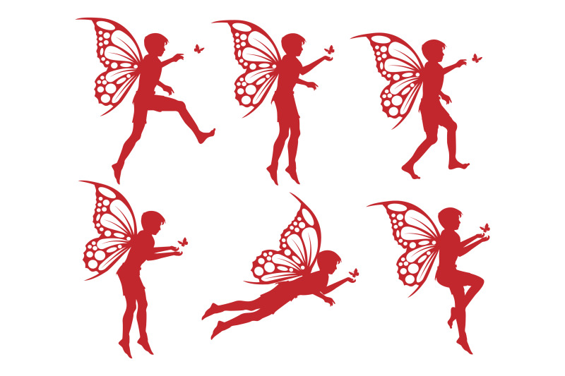 fairy-boys-silhouette-collection