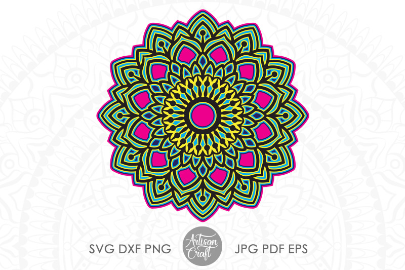 layered-mandala-svg-multi-layer-mandala-cricut-papercraft-3d-layere