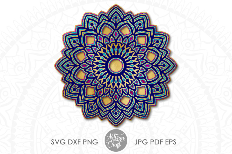 layered-mandala-svg-multi-layer-mandala-cricut-papercraft-3d-layere