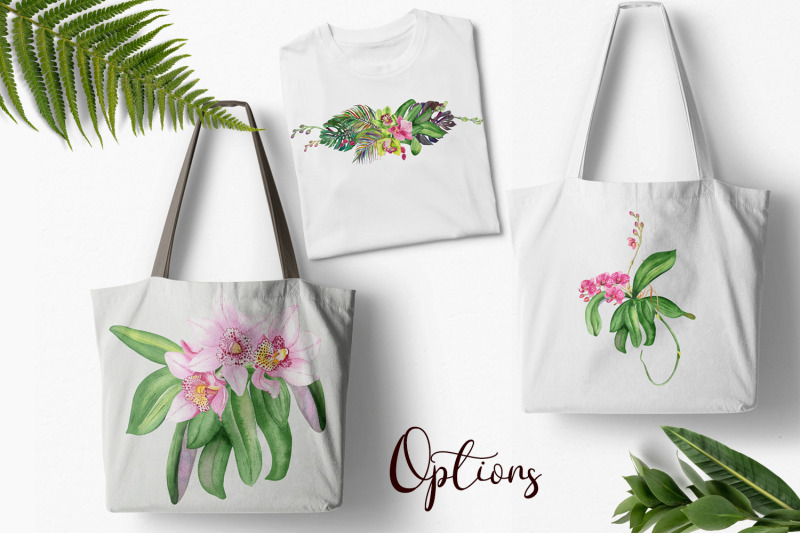 watercolor-orchids-bouquet-clipart