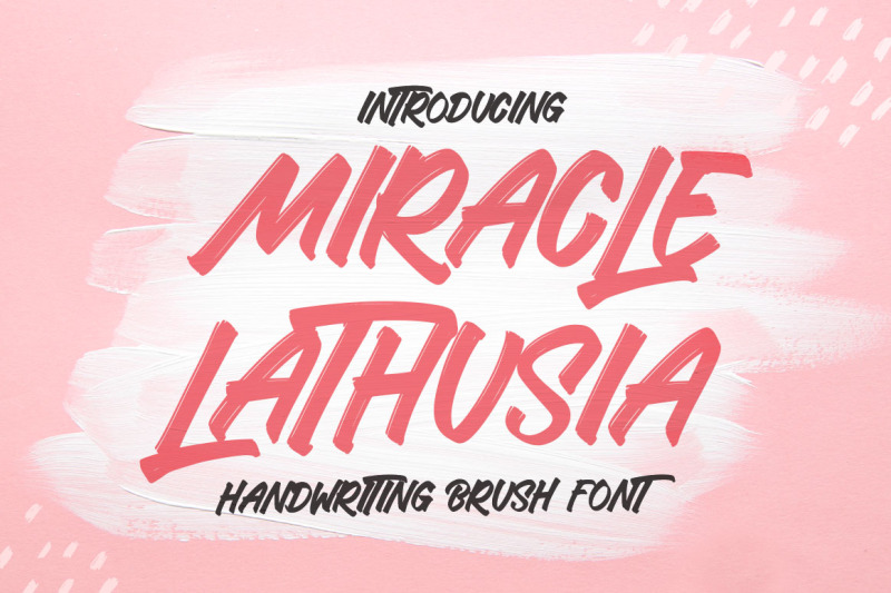 miracle-lathusia-brush-font