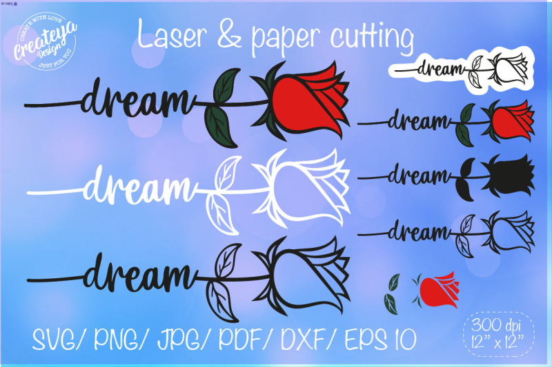 dream-svg-rose-svg-flower-svg-flower-laser