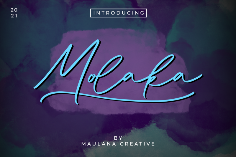 molaka-modern-script-font