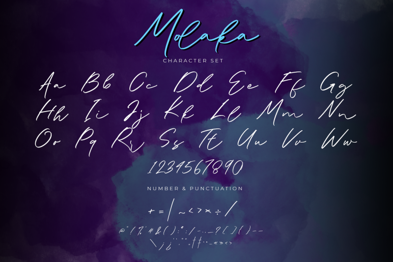 molaka-modern-script-font