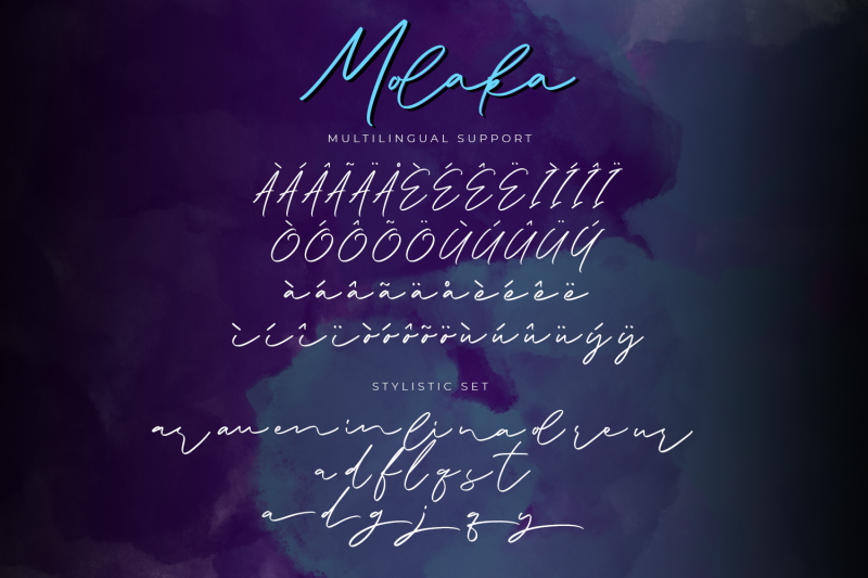 molaka-modern-script-font