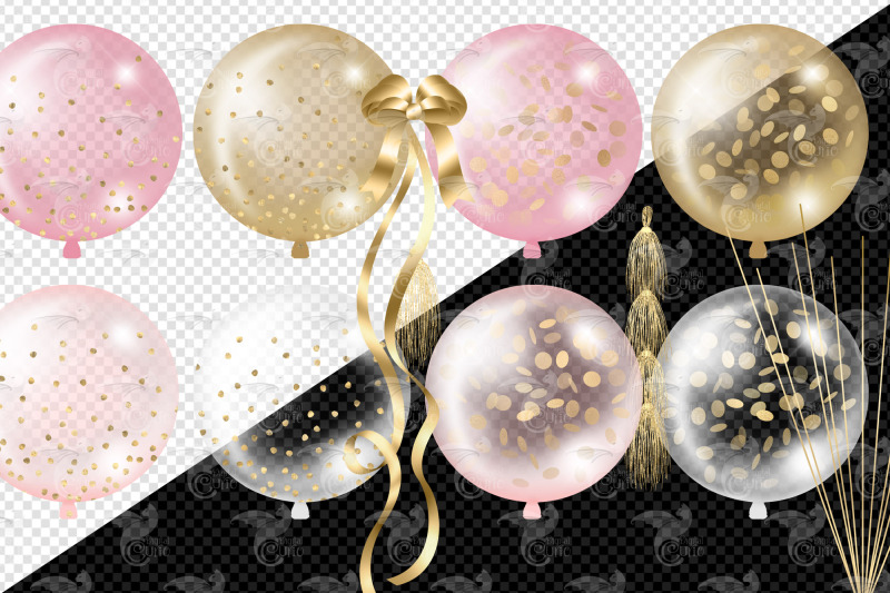 pink-and-gold-glam-balloons-clipart
