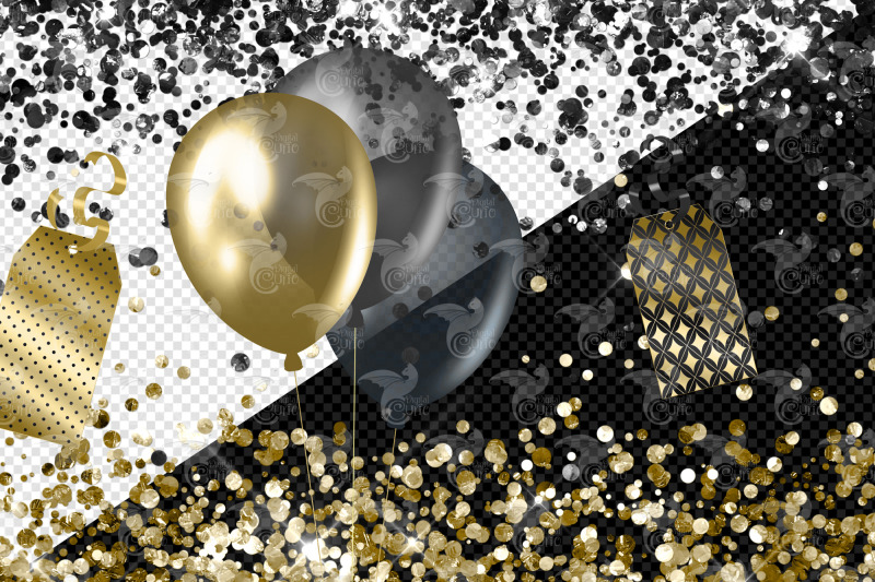 black-and-gold-gift-clipart