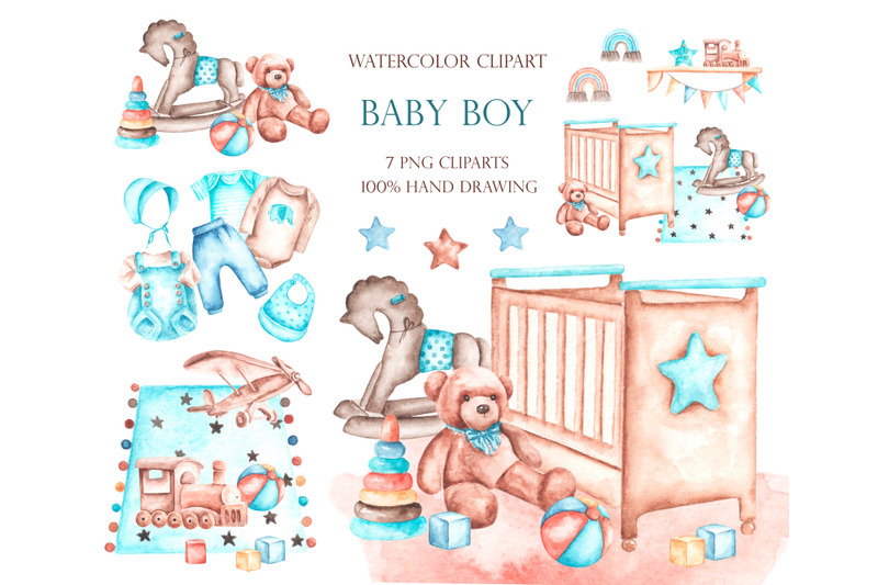 newborn-baby-watercolor-clipart-baby-shower-nursery-kids-clipart