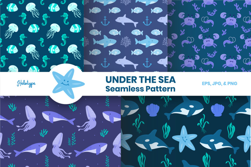 under-the-sea-seamless-pattern