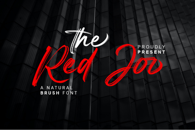red-joo-natural-brush-font