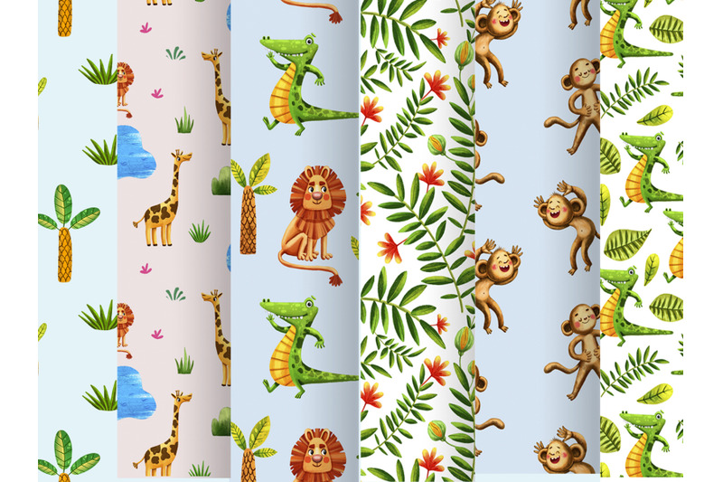 jungle-story-clip-art-set