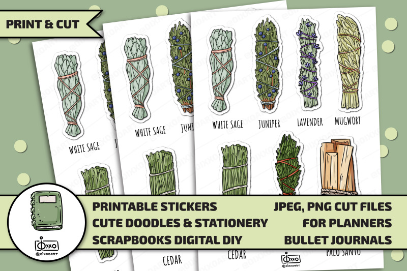 smudge-sticks-printable-digital-stickers
