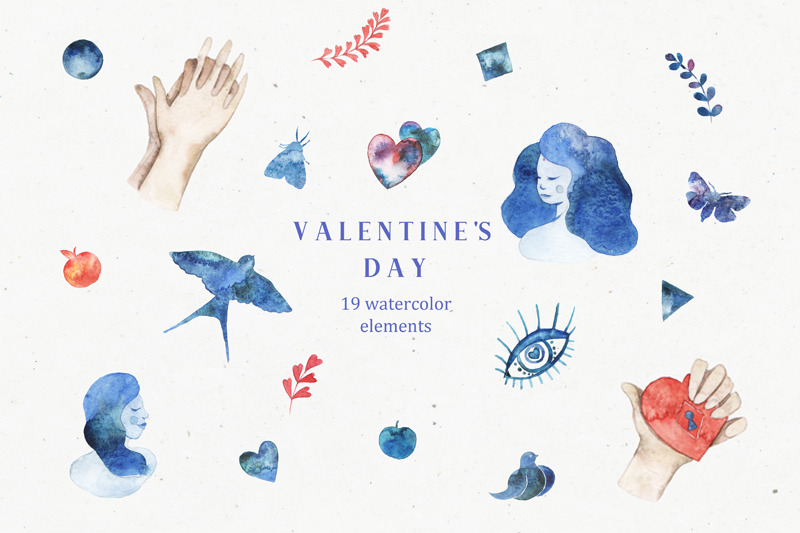 valentine-039-s-day-set-of-watercolor-aquarelle-illustrations-for-valentin