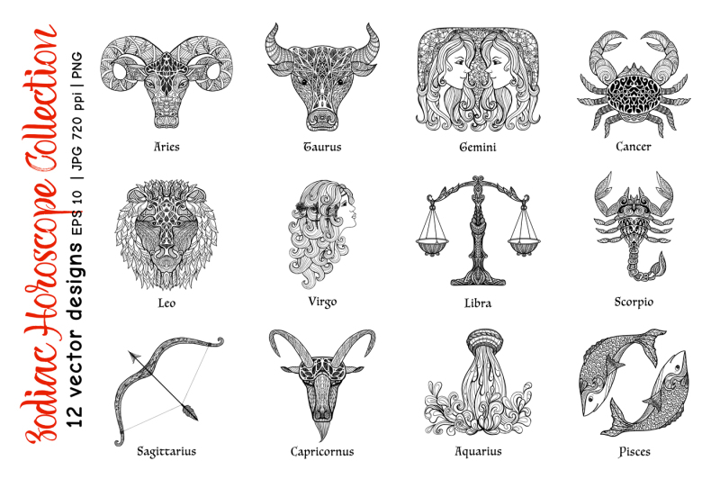 decorative-zodiac-signs