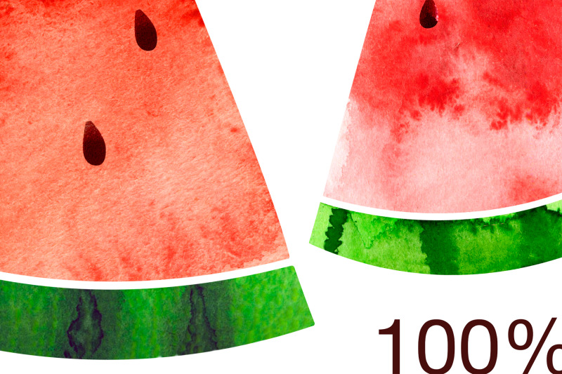 watermelon-slices-digital-clipart-watecolor-illustrations