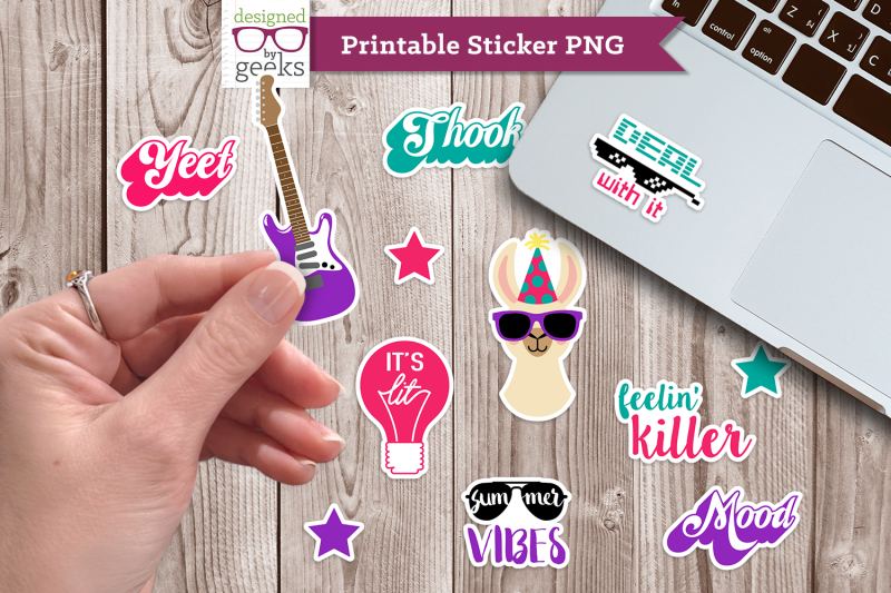 party-all-the-time-printable-sticker-png