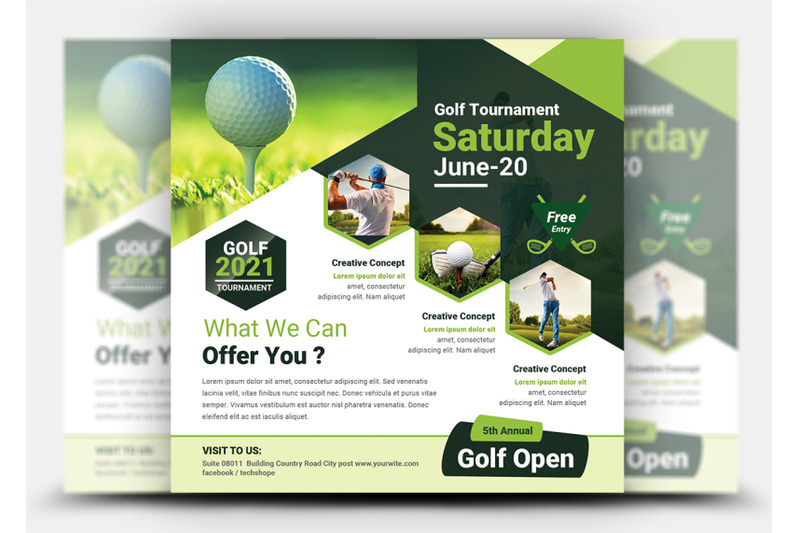 golf-flyer-template
