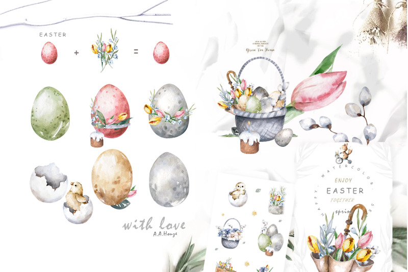 happy-easter-spring-watercolor-set-cute-bunnies