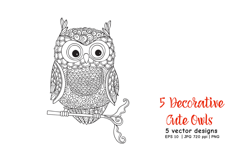 5-decorative-cute-owls