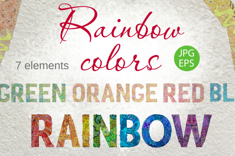 rainbow-color-zentangle-design-words