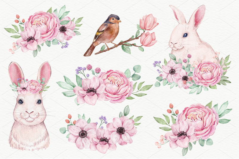 fluffy-creatures-watercolor-set
