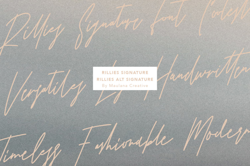 rillies-modern-signature-font