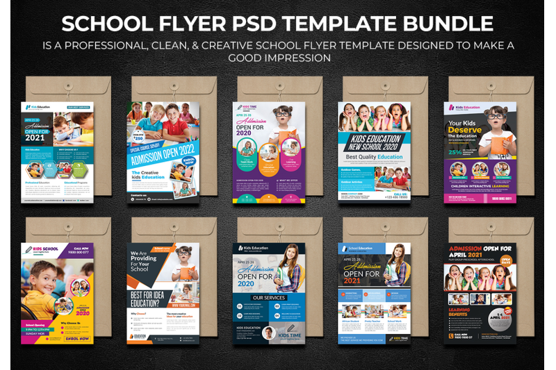 school-flyers-bundle-templates