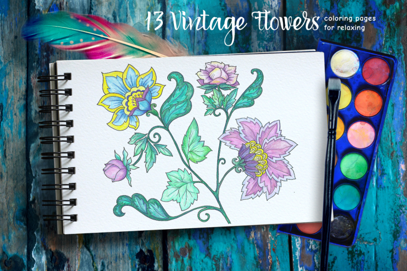 decorative-flowers-coloring-pages