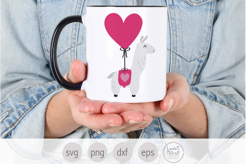 Download Llama Valentine SVG, Valentine SVG, Llama SVG By ...