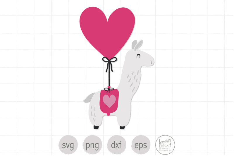 Download Llama Valentine SVG, Valentine SVG, Llama SVG By ...