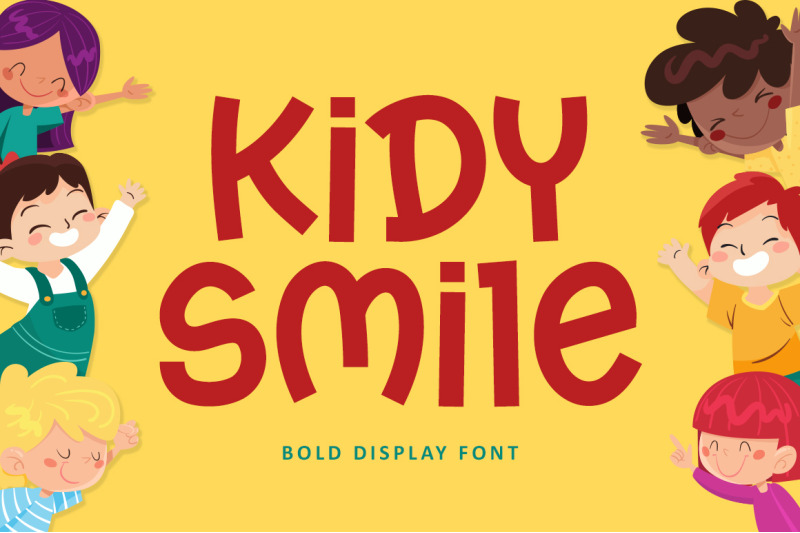 kidy-smile-kids-fun-font