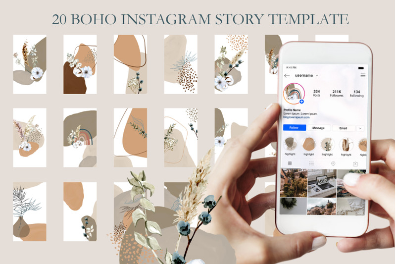 boho-instagram-templates