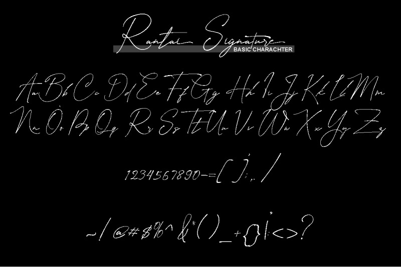 rantai-signature-font