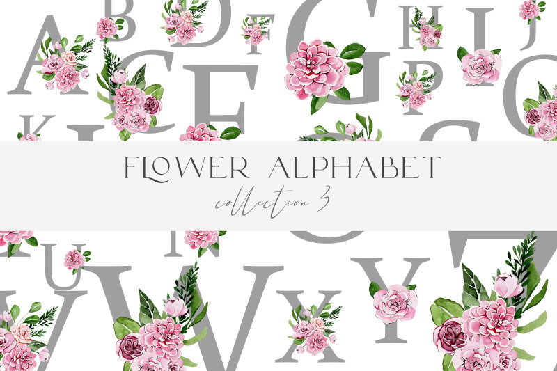 festive-alphabet-watercolor-in-flowers-png-26-letters