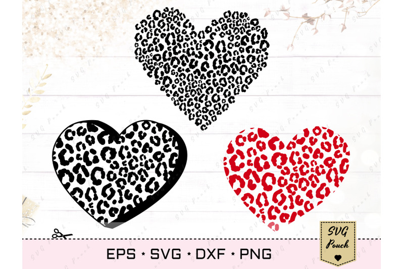 leopard-heart-cut-file-svg-set