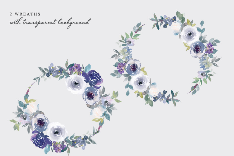 blue-purple-and-white-watercolor-floral-clip-art