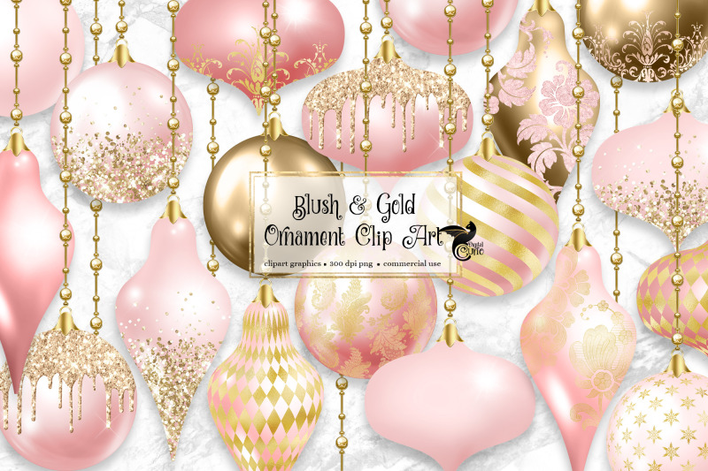 blush-and-gold-christmas-ornaments-clipart