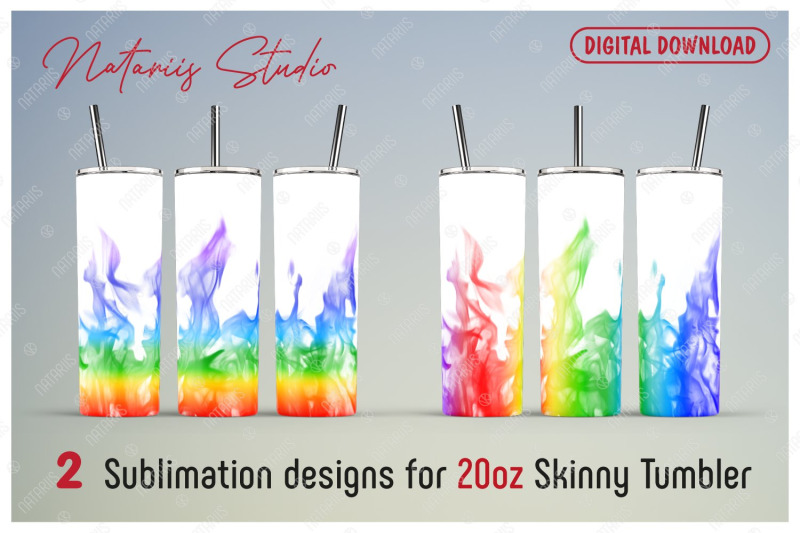3-rainbow-fire-patterns-for-20oz-skinny-tumbler