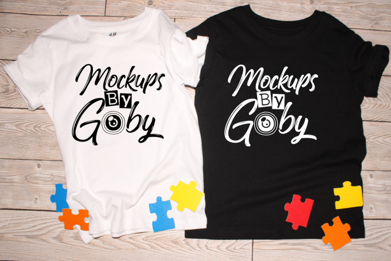 black-amp-white-t-shirt-mockups-child-autism-mocku-ups-puzzle-pieces