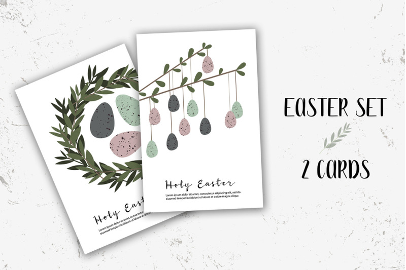 holy-easter-cards-cute-easter-egg-eco-rustic-decoration