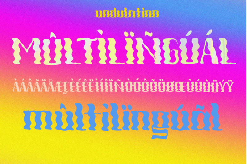 undulation-psychedelic-modern-typeface