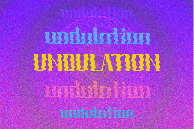 undulation-psychedelic-modern-typeface