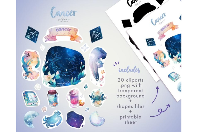 20-cancer-zodiac-clipart-set-zodiac-stickers