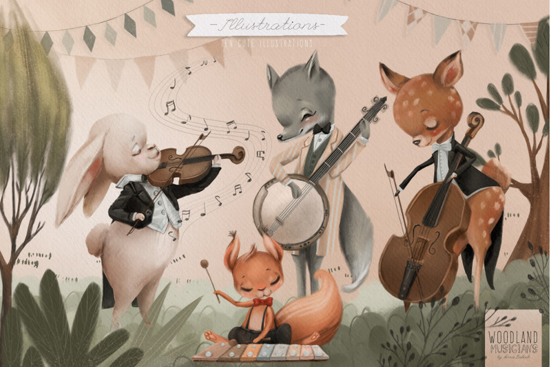 woodland-musicians