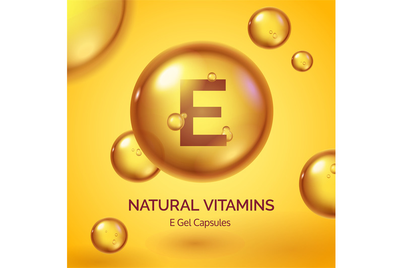 capsule-with-vitamin-e-realistic-gold-pill-cosmetic-skin-care-produc