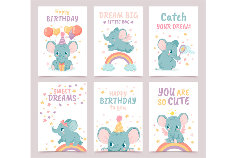 nursery-elephant-posters-animal-decoration-for-baby-shower-and-cartoo