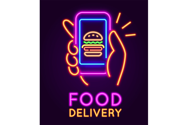 food-delivery-neon-sign-glowing-banner-with-hand-holding-smartphone-w