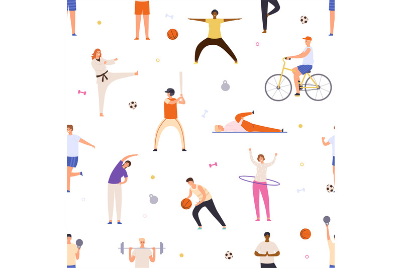 people-exercise-seamless-pattern-active-man-and-woman-do-yoga-sport